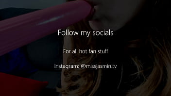 Teen sucks and deepthroats her dildo