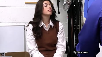 Feeling up brunette suspects amazing boobies