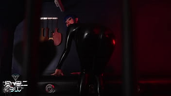 Pump it to mommy in her catsuit exclusive cut