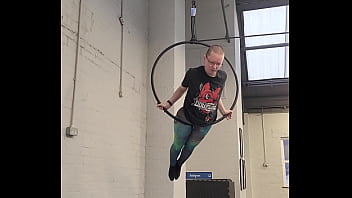 Learning lots of new aerial tricks
