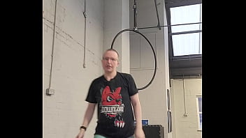 Learning lots of new aerial tricks