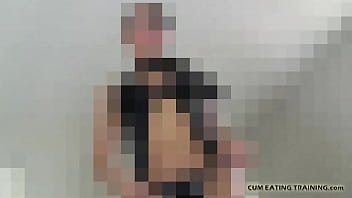 Cei cum eating instructions and femdom vids