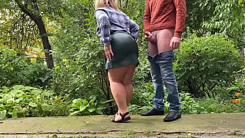 Please son in law cum on my leather skirt