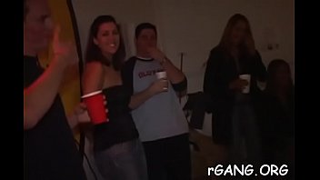 Chicks & chaps in group fun