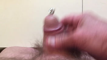 He licks up the jizz