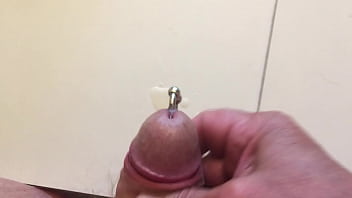 He licks up the jizz