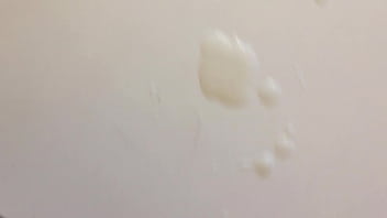 He licks up the jizz