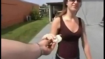 Picked up a slut to fuck in my bus