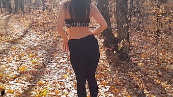 Nicky mist in the woods