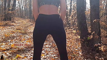 Nicky mist in the woods