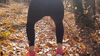 Nicky mist in the woods