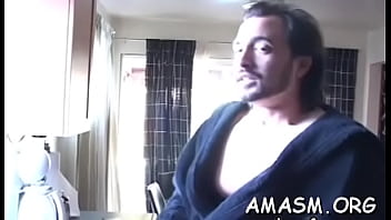 Astounding hottie gets body caressed