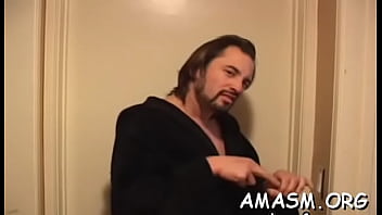 Astounding hottie gets body caressed