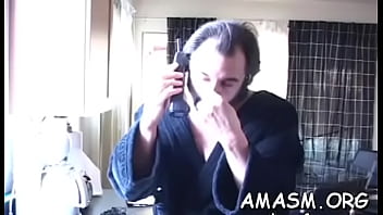 Astounding hottie gets body caressed