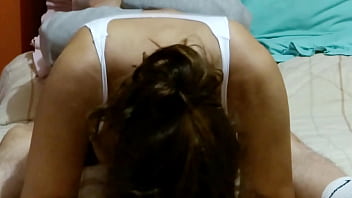 Beautiful 60 year old latina stepmother having great sex enjoying the cock
