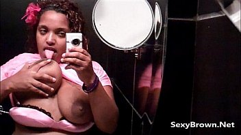 Incredible natural brown tits