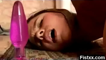 Kinky wild furious teen fisting pierced wild