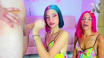 Jazmin and candy fuck her rough deepthroat