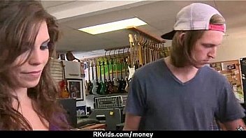 Sexy natural chick trades cash for some rough sex 20