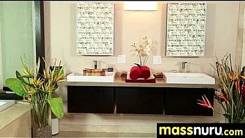 Sweetie gives a hot slippery nuru massage 10