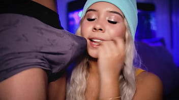 Cock thirsty college girl enjoys sucking cocks live for you