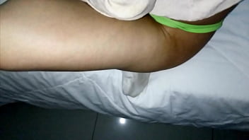 Thong with semen dirty girl