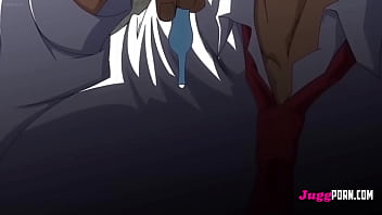 A nymphomaniac with huge tits enjoys sex at a beach house