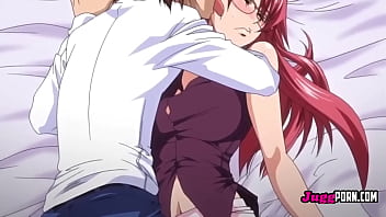 A nymphomaniac with huge tits enjoys sex at a beach house