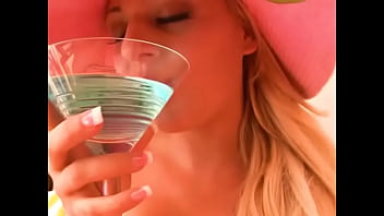 Chloe chanel cute 19 yo blonde poolside solo with water hose