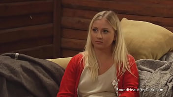 Naughty curvy big natural tits lesbian slave fingeering herself with mistress