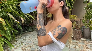 My next door neighbor spies on me while i masturbate and play on the second floor window