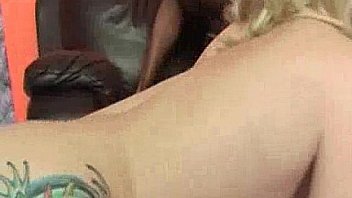 Blondes sharing black cock
