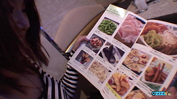 A charming girl is taken out