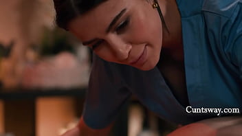 Rubbing shoulders massage turned sexual