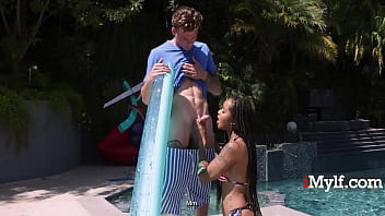 Cucking step dad on memorial day what a life stepmom rides me