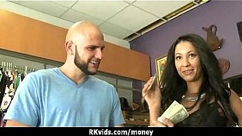 Amateur chick takes money for a fuck 14