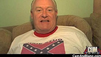 Black girl sucks many white cocks in redneck group 15