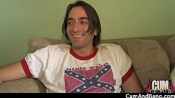 Black girl sucks many white cocks in redneck group 15