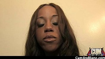 Black girl sucks many white cocks in redneck group 15