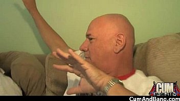 Black girl sucks many white cocks in redneck group 15