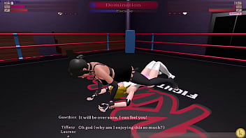 Tiffany laurence vs gawthicc kyfc sexfight strap on sex fight game video match lesbian