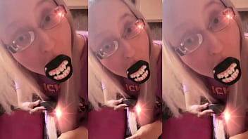 Asmr hair brush to ponytail