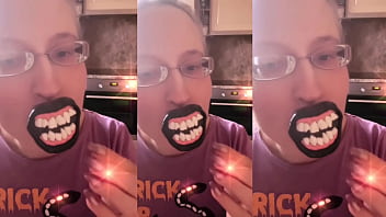 Asmr hair brush to ponytail