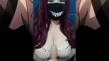 Hentai tits irl ivy adventure playing with small and big dildo