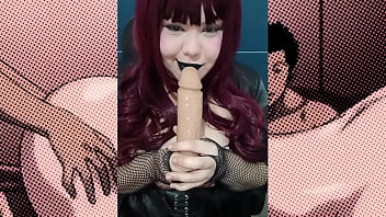 Hentai tits irl ivy adventure playing with small and big dildo