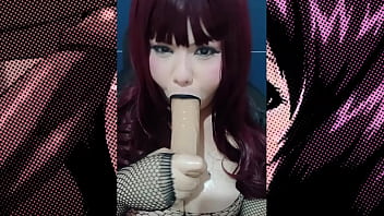Hentai tits irl ivy adventure playing with small and big dildo