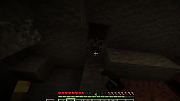 Minecraftero rompe su pico 2 veces en la mina