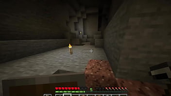 Minecraftero rompe su pico 2 veces en la mina Minecraftero rompe su pico 2 veces en la mina