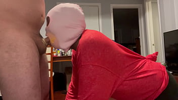 Puke eating and rimming black slave used