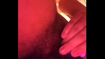 My local friend playing with her toy in the shower